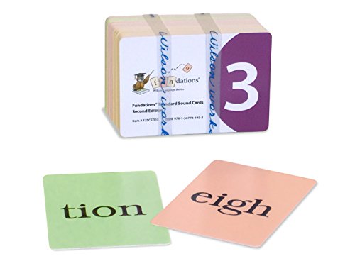 Fundations Phonics Flashcards  105 Cards (3.5 X 2.5)  Teaches Word Structure & Sounds  Ages Kid