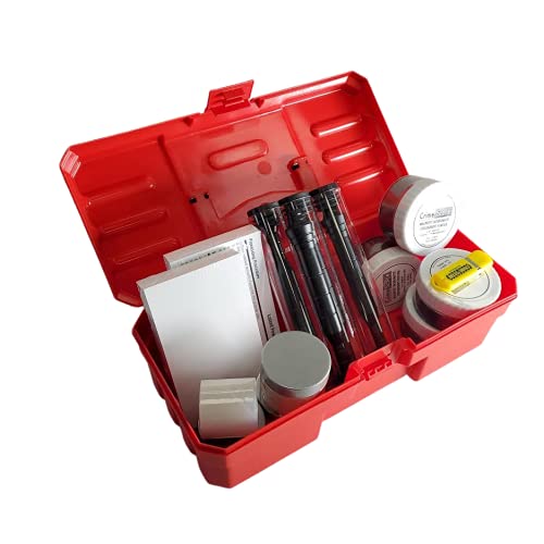 Crime Scene Magnetic Grey Fingerprint Kit with 4 Containers & 4 Wands ...