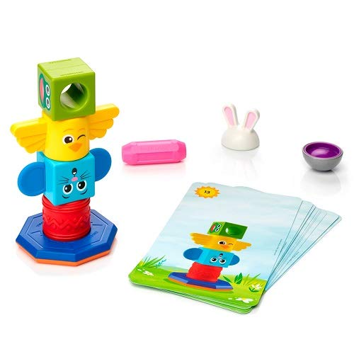 Smartmax My First Totem Stem Magnetic Discovery Building Game With Tactile And Rattling Parts For Ages 1-5