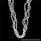 Rhode Island Novelty 48 Inch 7mm White Pearl Necklaces, Pack of 12