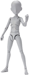 Tamashii Nations - Body Kun Ken Sugimori Edition Dx Set (Gray Color Version), Bandai Spirits S.H.Figuarts Action Figure