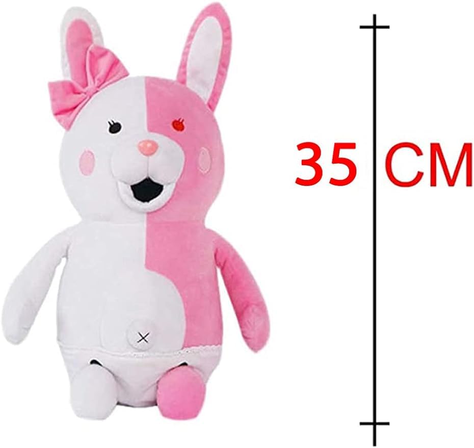 Werycos Plush 35Cm 25Cm Plush Black White Bear Anime Stuffed Plush Toy