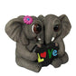 Dwk Decorative Elephant Couple Love Split Figurine | Elephant Sculpture Decor For Couples | Desk Sculpture And Decorative Items Decorations On Put On Shelves - 6.5'