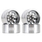 INJORA 1.0 Beadlock Wheel Stamped Steel Beadlock Deep Dish 1.0'' Wheels for 1/18 TRX4M Axial SCX24 Gladiator Deadbolt Bronco C10