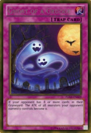 Yu-Gi-Oh! - Ghost Of A Grudge (Pgld-En029) - Premium Gold - Unlimited Edition - Gold Secret Rare