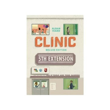 Capstone Games: Clinic Deluxe Extension 5 - Strategy Board Game Extension, 1-4 Players, Ages 12+, 60-150 Min Game Time