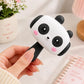 Raaliya Cute Panda Choo Choo Hammer Keychain With Sound | Cartoon Musical Shake Toy For Kids | Soft Grip Sensory Beep Hammer Pen