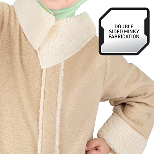 Star Wars Mandalorian Official Toddler Halloween Costume - Premium Quality Fabric Robe And Headpiece(3-4T)