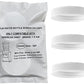 SANITRO Threaded Screw-On Caps for 3 & 5 Gallon Water Bottles, 53mm, White, Glass, 3 Pack