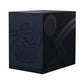 Dragon Shield Deck Box – Dragon Shield Double Shell: Midnight Blue/Black - Mtg Card Sleeves Are Smooth & Tough - Compatible With Pokemon & Magic The Gathering Cards