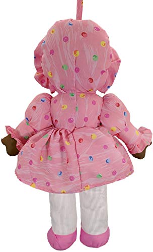 Anico Well Made Play Doll For Children Sweetie Mine, African American, 18' Tall, Pink