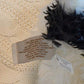Demdaco Sitting Small Havanese Dog Black And White Children'S Plush Stuffed Animal