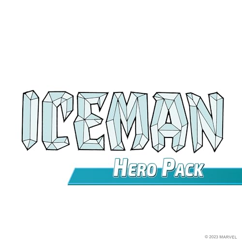 Fantasy Flight Games Marvel Champions The Card Game Iceman Hero Pack - Superhero Strategy Game, Cooperative Game For Kids And Ad