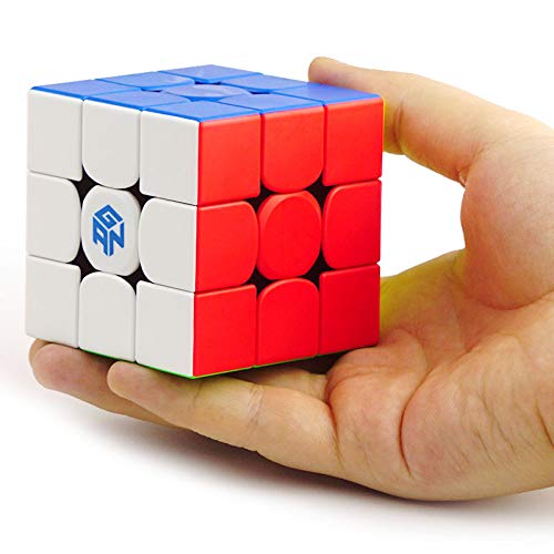 CuberSpeed Gan 356 RS 3x3 Speed Cube Puzzle - Stickerless Design, Plastic, GAN356R Model
