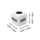 Ahoper 50 Pieces Left Right Center Dice Only 50 Dices Left Right Center Dice Game Prime Dice Only,Left Right Center Bulk,16mm St