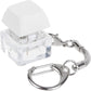 Keyboard Fidget Keychain, Light Up Decompression Finger Keyboard, Stress Relief Finger Keyboard Keychain