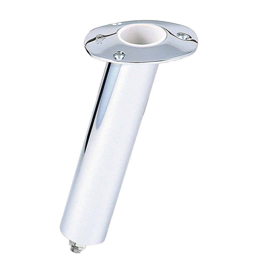 Lees 15 Degree SS Flush Mount Swivel Base Rod Holder - 2 x 9 - Medium