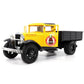 1931 Ford Model AA Pickup Truck Yellow and Black ''Drink it Ice Cold for Sparkling Refreshment - Coca-Cola'' 1/24 Diecast Model