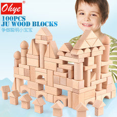 Children's Early Education Second-Line and Third-Line Bead Puzzle Beaded Hand-Eye Coordination Animal Maze Track Trailer Wooden Toy