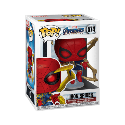 Iron Spider #574 Chalice Collectibles Exclusive Glow In The Dark Funko Pop! Marvel Avengers Endgame