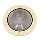 Beckson 4 Clear Center Screw-Out Deck Plate - Beige