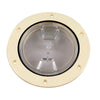 Beckson 4 Clear Center Screw-Out Deck Plate - Beige