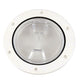 Beckson 4 Clear Center Screw-Out Deck Plate - White