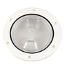 Beckson 4 Clear Center Screw-Out Deck Plate - White