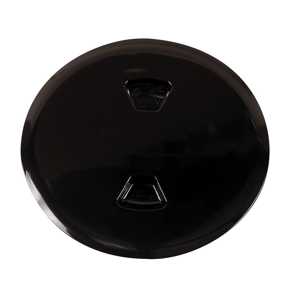 Beckson 5 Twist-Out Deck Plate - Black