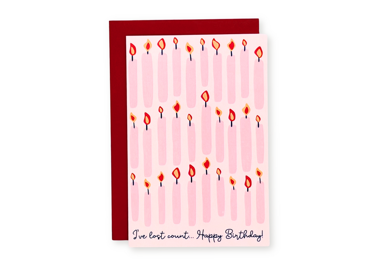 I've Lost Count...Happy Birthday Greeting Card