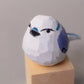Hand-Carved Wooden Bird Figurine – White