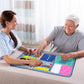 Fidget Blanket for Adults with Dementia & Alzheimer's, sensory activities for dementia patients