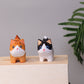 Hand-Carved Wooden Cats, Personalized Gift for Cat Lovers