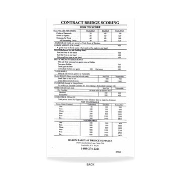 Super Jumbo Bridge Score Pad