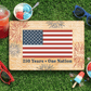 4th of July Solid Maple Wood Serving Board Platter - 11" x 16" | Made in the USA 🇺🇸