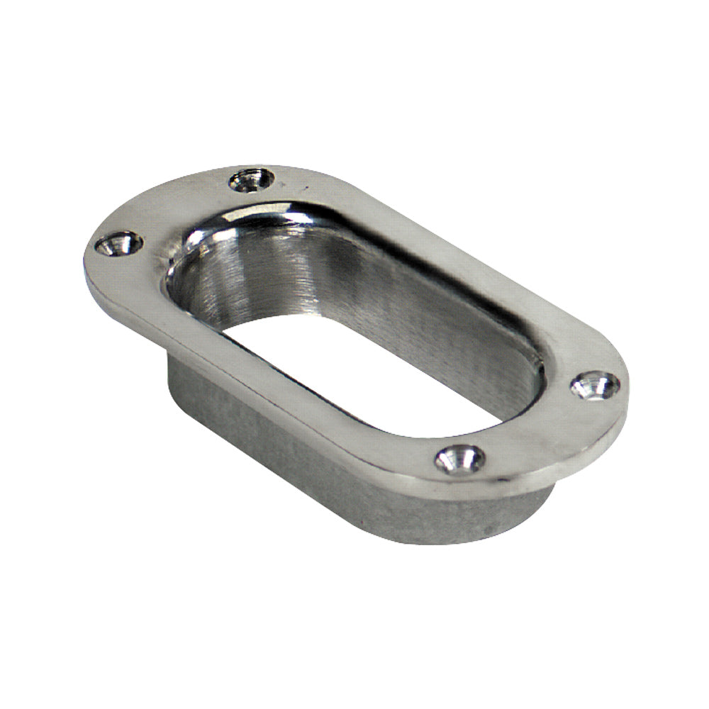 Whitecap Hawse Pipe - 316 Stainless Steel - 1-1/2 x 3-3/4