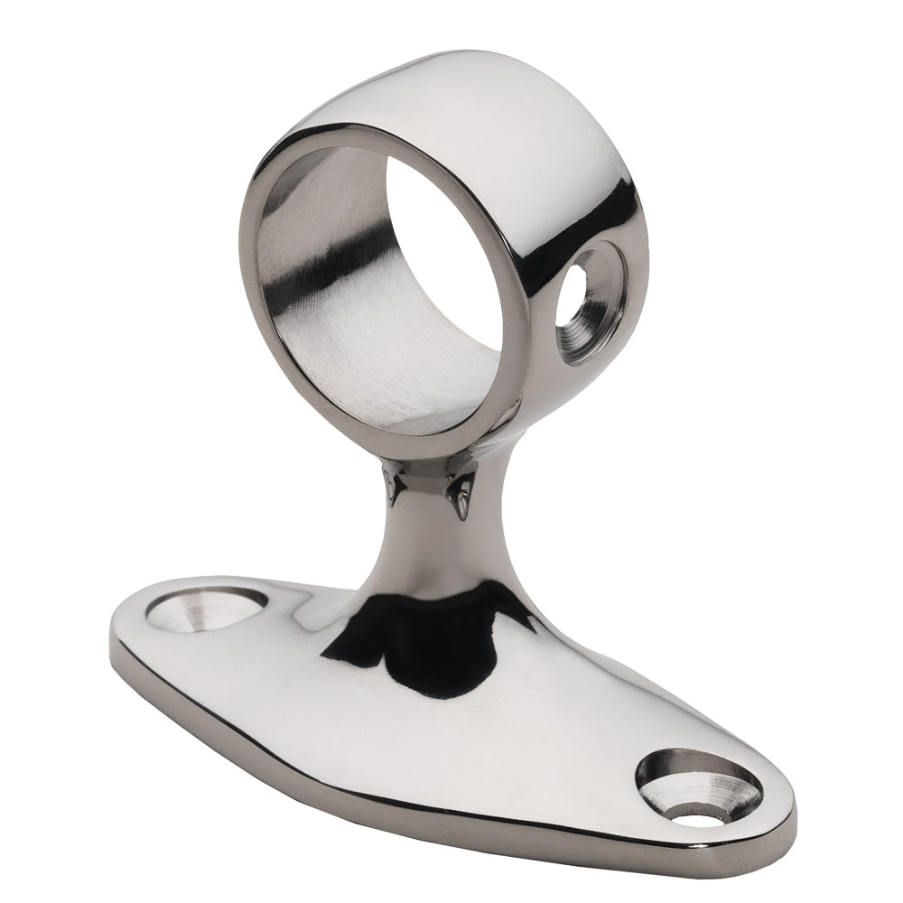 Whitecap 90° Handrail Stanchion - Center - 316 Stainless Steel - 7/8 Tube O.D.
