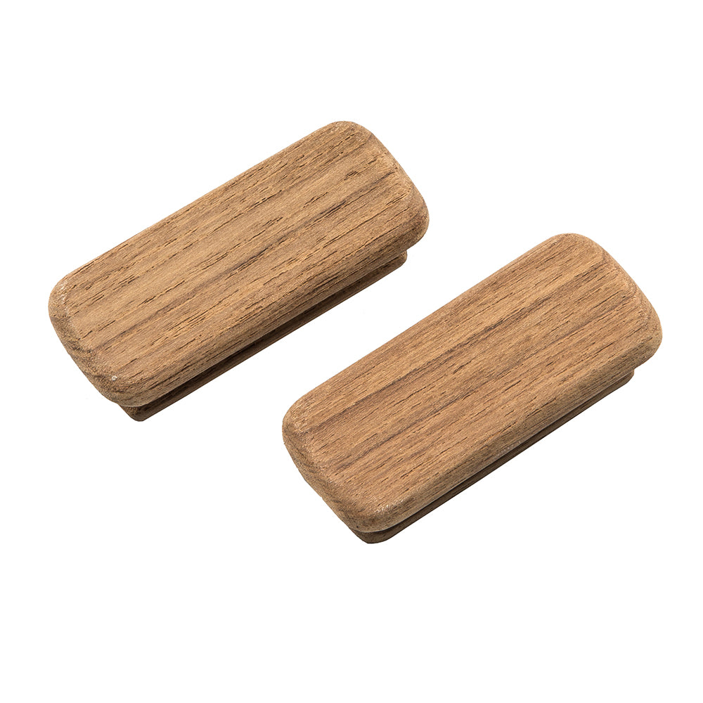 Whitecap Teak Rectangular Drawer Knob - 2-3/4L - 2 Pack