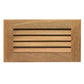 Whitecap Teak Louvered Insert - 6-3/8 x 11-3/16 x 3/4