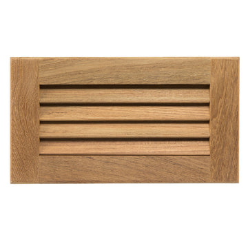 Whitecap Teak Louvered Insert - 6-3/8 x 11-3/16 x 3/4