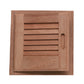 Whitecap Teak Louvered Door & Frame - Left Hand - 12 x 12