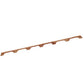 Whitecap Teak Handrail - 6 Loops - 63L