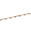 Whitecap Teak Handrail - 6 Loops - 63L