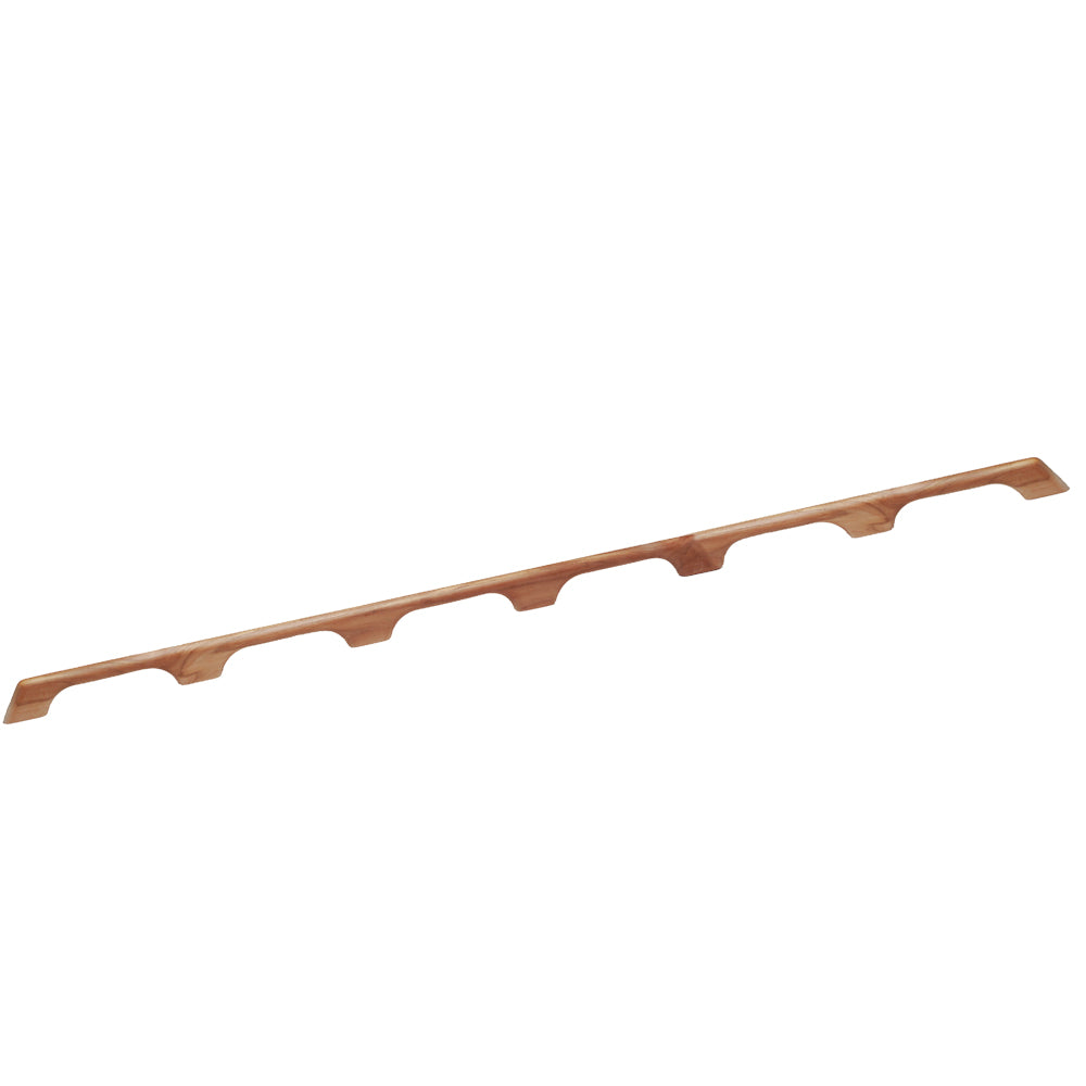 Whitecap Teak Handrail - 6 Loops - 63L