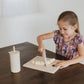Children's Wooden Cutting Board Set with  Fruit Knife