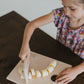 Children's Wooden Cutting Board Set with  Fruit Knife