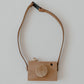Wood & Leather camera/play camera/wooden play camera/toddler camera
