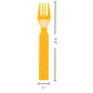 Fun Express Brick Party Fork & Spoon Utensils Set - 16 Pieces, Plastic Silverware for Building Block Birthday Parties