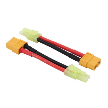 OliRC 4pcs XT-60 XT60 Female to Plug for Micro Mini-Tamiya Male Connector Adapter(C19-4)