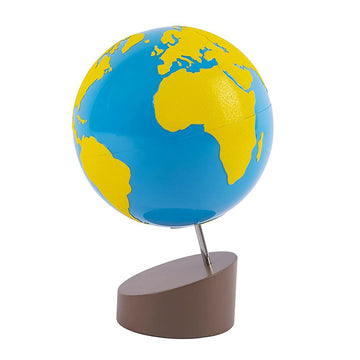 Kghios Montessori Globe Of The Continents Science And Cultural Geography Materials Continental Globe And Sandpaper Globe Early Education Teaching Aids Toys